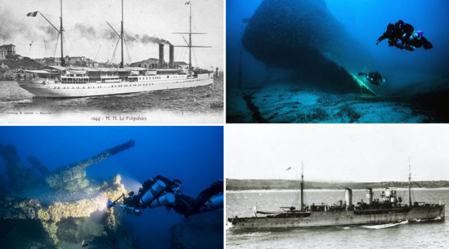 The Deep Wrecks of Malta | HMS Nasturtium and SS Polynesien